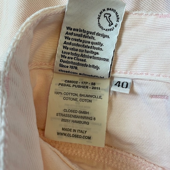CLOSED Tie Dye Pink And White Jeans Size 40 - Picture 11 of 14